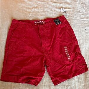 Nautica Bold Red Swim Trunks